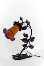 将图片加载到图库查看器,Lampe en fer forgé Art Nouveau- Art Deco par Muller Frères Lunéville, France, vers 1920