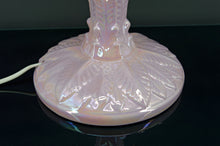 将图片加载到图库查看器,Lampe Palmier en céramique rose nacrée, Italie, circa 1960