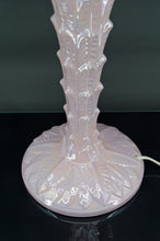 将图片加载到图库查看器,Lampe Palmier en céramique rose nacrée, Italie, circa 1960