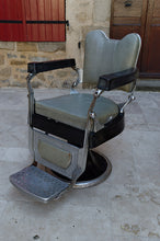 将图片加载到图库查看器,Lot de 3 fauteuils Art Deco de coiffeur / barbier, WITUB, France, circa 1940