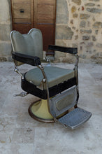 将图片加载到图库查看器,Lot de 3 fauteuils Art Deco de coiffeur / barbier, WITUB, France, circa 1940