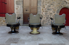 将图片加载到图库查看器,Lot de 3 fauteuils Art Deco de coiffeur / barbier, WITUB, France, circa 1940