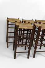 Charger l'image dans la galerie, Lot de 5 tabourets de bar dans le style de Charlotte Perriand, Mid-Century, France