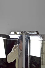 将图片加载到图库查看器,Miroir triptyque gainé de cuir provenant des Ateliers de Coco Chanel, Art Deco, France, Circa 1930