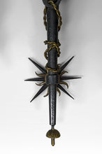 Загрузить изображение в средство просмотра галереи, Paire d'appliques flambeaux en fer forgé patiné par Gilbert Poillerat, France, Circa 1940