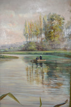 将图片加载到图库查看器,Paravent peint post-impressionniste par Charles Frechon, France, 1894