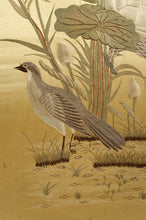 将图片加载到图库查看器,Paravent japonisant Louis XV, "Aux oiseaux", France, Circa 1880