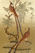 将图片加载到图库查看器,Paravent japonisant Louis XV, "Aux oiseaux", France, Circa 1880