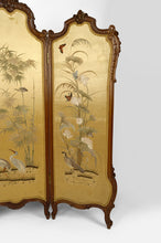 将图片加载到图库查看器,Paravent japonisant Louis XV, "Aux oiseaux", France, Circa 1880
