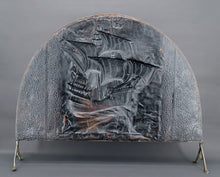 将图片加载到图库查看器,Pare-feu / cache-cheminée / paravent au Galion, Art Deco, Circa 1920