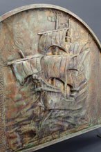 将图片加载到图库查看器,Pare-feu / cache-cheminée / paravent au Galion, Art Deco, Circa 1920