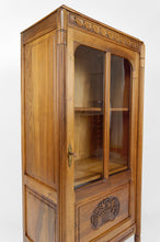将图片加载到图库查看器,Vitrine / bibliothèque Art Déco en noyer, France, Circa 1920