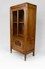 将图片加载到图库查看器,Vitrine / bibliothèque Art Déco en noyer, France, Circa 1920
