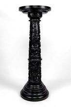 将图片加载到图库查看器,Importante colonne / sellette haute asiatique en bois sculpté, circa 1880, Indochine