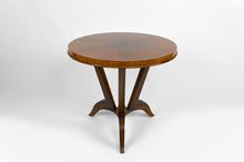 将图片加载到图库查看器,Guéridon Rond Art Déco en Trompe-l'Oeil attribué à Jules Leleu, France, vers 1930