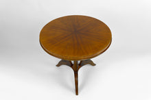 将图片加载到图库查看器,Guéridon Rond Art Déco en Trompe-l'Oeil attribué à Jules Leleu, France, vers 1930