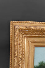 将图片加载到图库查看器,Peinture Italienne du XIXe, scène lacustre