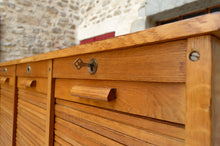 将图片加载到图库查看器,Important classeur à rideaux / meuble de notaire triple, France, circa 1900