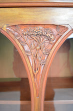 将图片加载到图库查看器,Vitrine Art Nouveau par Gauthier-Poinsignon en acajou sculpté et marqueté, vers 1910