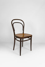 将图片加载到图库查看器,Lot de 4 Chaises Thonet en bois courbé à assises décorées
