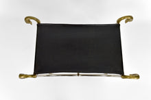 将图片加载到图库查看器,Curule à têtes de cygnes néoclassique, circa 1960