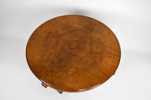将图片加载到图库查看器,Guéridon rond Art Déco en placage de noyer, circa 1930