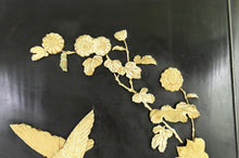 将图片加载到图库查看器,Paravent Shibayama sculpté et marqueté, Japon, ère Meiji, vers 1890