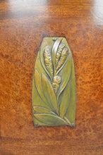 将图片加载到图库查看器,Paire de chevets Art Déco demi-lune en acajou vers 1925