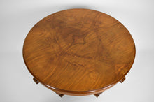 将图片加载到图库查看器,Guéridon rond Art Déco en placage de noyer, circa 1930