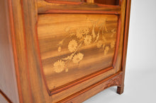 将图片加载到图库查看器,Vitrine Art Nouveau par Gauthier-Poinsignon en acajou sculpté et marqueté, vers 1910