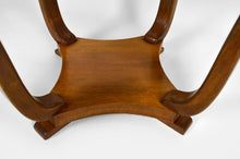 将图片加载到图库查看器,Guéridon rond Art Déco en placage de noyer, circa 1930