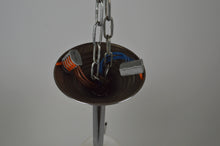 Load image into Gallery viewer, Lustre Moderniste en laiton chromé