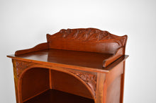 将图片加载到图库查看器,Vitrine Art Nouveau par Gauthier-Poinsignon en acajou sculpté et marqueté, vers 1910