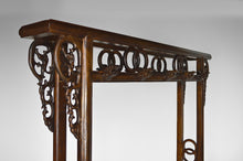 将图片加载到图库查看器,Vestiaire / porte manteau asiatique en bois sculpté de dragons