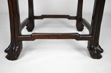 将图片加载到图库查看器,Guéridon asiatique sculpté de dragons et de fleurs, XIXe