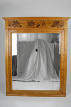 将图片加载到图库查看器,Miroir Art Nouveau marqueté aux marronniers, vers 1900