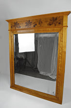 将图片加载到图库查看器,Miroir Art Nouveau marqueté aux marronniers, vers 1900