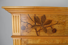 将图片加载到图库查看器,Miroir Art Nouveau marqueté aux marronniers, vers 1900