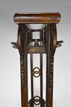 将图片加载到图库查看器,Vestiaire / porte manteau asiatique en bois sculpté de dragons