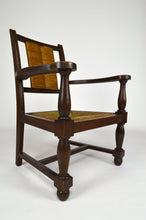 将图片加载到图库查看器,Fauteuil Moderniste en hêtre foncé