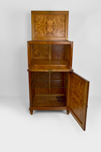 将图片加载到图库查看器,Bar Art Déco en noyer et loupe d'orme, France, circa 1925