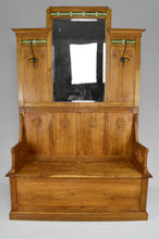 将图片加载到图库查看器,Banc-coffre / vestiaire Italien en chêne sculpté