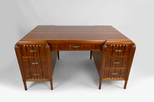 将图片加载到图库查看器,Important Bureau Art Déco en palissandre, nacre et ébène, France, circa 1920