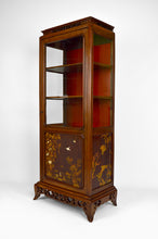 将图片加载到图库查看器,Vitrine japonisante à panneaux marquetés, attribuée à Perret et Vibert, circa 1880