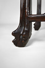 将图片加载到图库查看器,Guéridon asiatique sculpté de dragons et de fleurs, XIXe