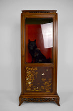 将图片加载到图库查看器,Vitrine japonisante à panneaux marquetés, attribuée à Perret et Vibert, circa 1880