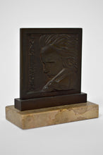 将图片加载到图库查看器,Bronze de Beethoven par Henri Dropsy