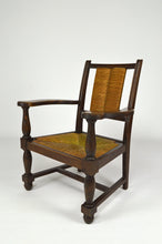 将图片加载到图库查看器,Fauteuil Moderniste en hêtre foncé