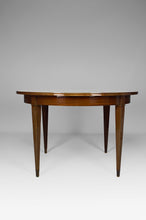 将图片加载到图库查看器,Table ronde Art Déco en acajou par Jacques Adnet vers 1940