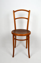 将图片加载到图库查看器,Chaise bistrot par J&J Kohn avec assise décorée